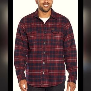 Mens Orvis XL sangria shirt NWT